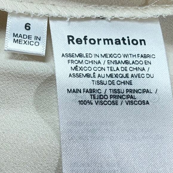 Reformation Kourtney Midi Dress In Pastoral Print Blue White Size 6 - Picture 6 of 6